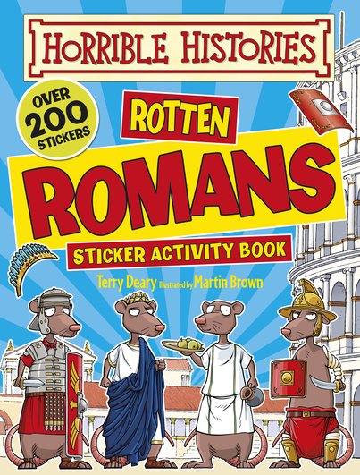 HORRIBLE HISTORIES STICKER ACTIVITY: ROTTEN ROMANS